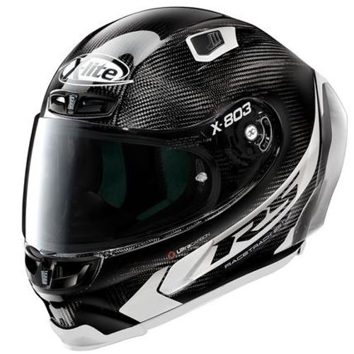 קסדה מלאה לאופנוע X803 RS HOT LAP מבית X-LITE-שחור לבן