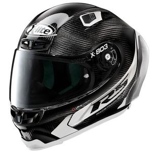 קסדה מלאה לאופנוע X803 RS HOT LAP מבית X-LITE-שחור לבן