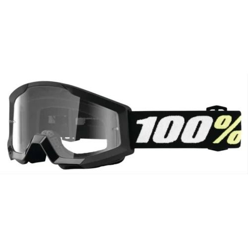 משקפי אבק 100% ילדים מיני STRATA 2 שחור עדשה שקוף