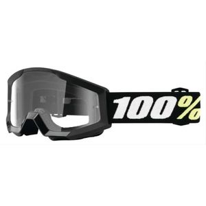 משקפי אבק 100% ילדים מיני STRATA 2 שחור עדשה שקוף