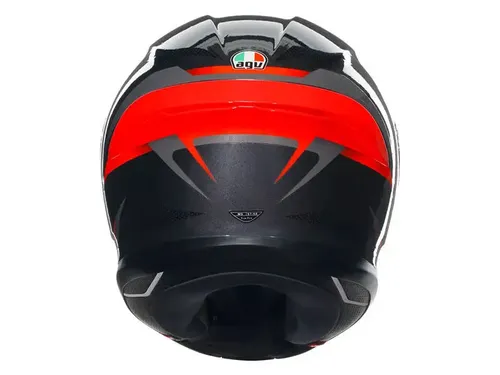קסדה מלאה AGV דגם K-6 S צבע SLASHCUT שחור אפור אדום