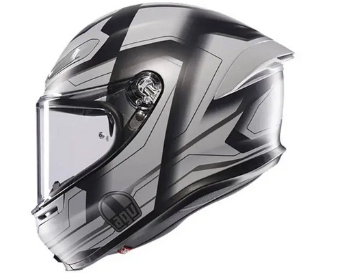 קסדה מלאה AGV דגם K-6 S צבע ULTRASONIC שחור אפור מט
