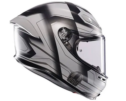 קסדה מלאה AGV דגם K-6 S צבע ULTRASONIC שחור אפור מט