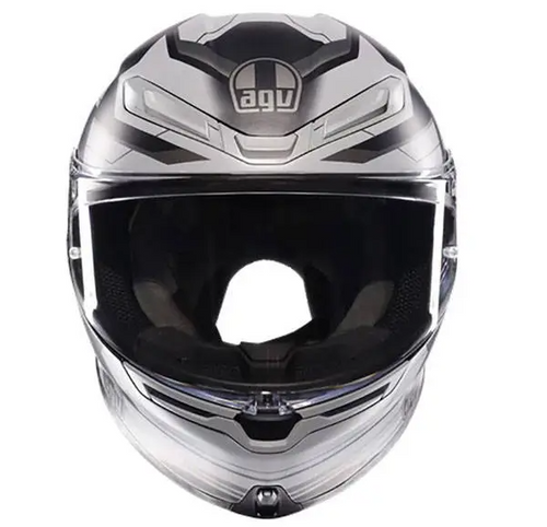קסדה מלאה AGV דגם K-6 S צבע ULTRASONIC שחור אפור מט