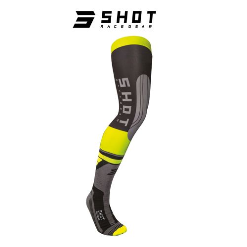 גרבי רכיבה משולבות SHOT Interceptor 2.0 שחור/צהוב מידות 39-46