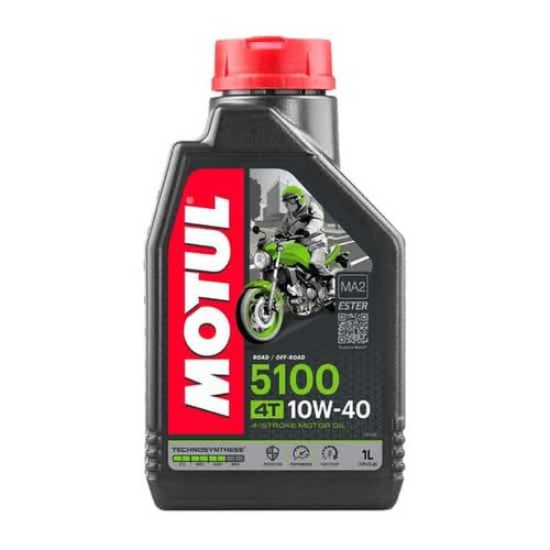 שמן חצי סינטטי  לאופנוע 5100 צמיגות 10W40 מבית MOTUL