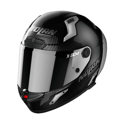 קסדה מלאה לאופנוע X-804 RS ULTRA CARBON SILVER מבית NOLAN