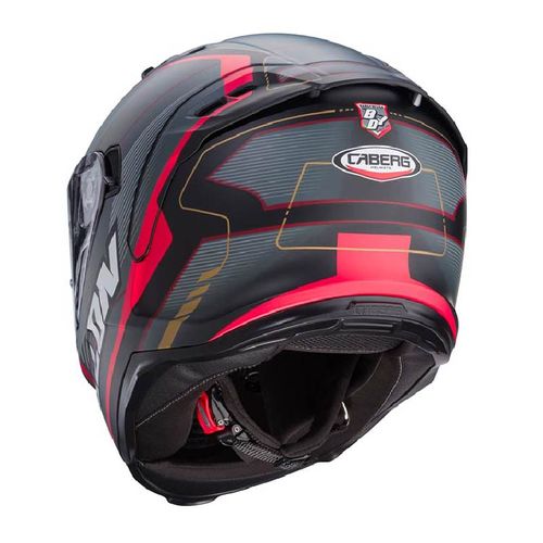 CABERG Avalon X Optic Matt Black Grey Red – קסדה סגורה