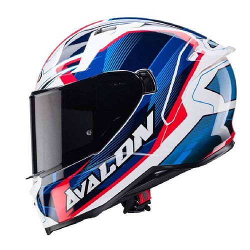 CABERG Avalon X-Optic White Blue Red – קסדה סגורה