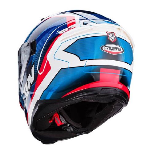 CABERG Avalon X-Optic White Blue Red – קסדה סגורה