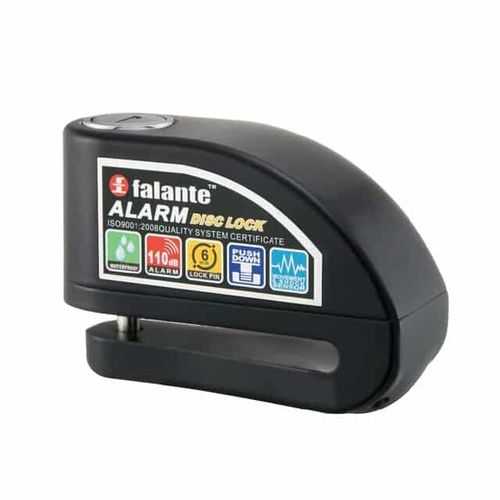 מנעול דיסק+אזעקה 6מ
