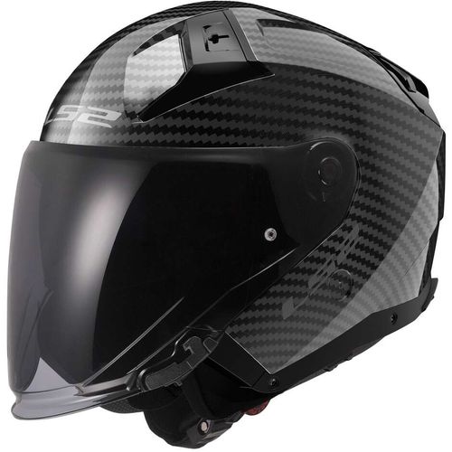 קסדה 3/4 אל אס 2 אינפנטי קרבון מבריק Ls2 Infinty Carbon