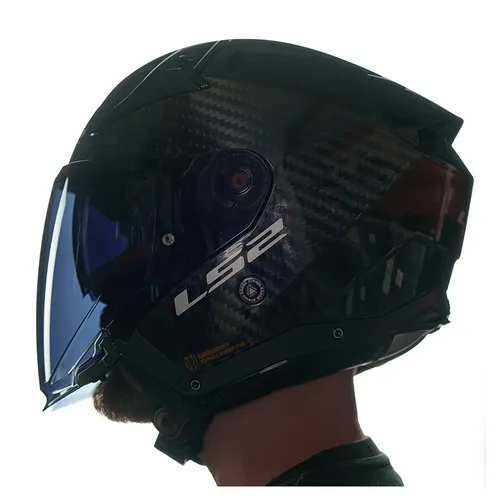 קסדה 3/4 אל אס 2 אינפנטי קרבון מבריק Ls2 Infinty Carbon