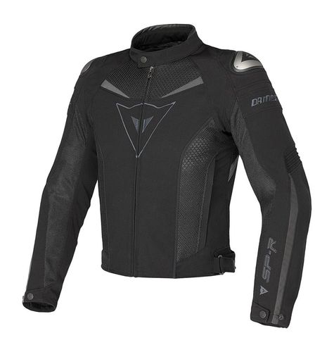 מעיל קיץ לאופנוע SUPER SPEED TEX מבית DAINESE-שחור אפור