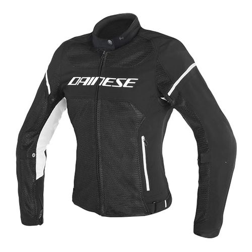 מעיל קיץ נשים לאופנוע AIR FRAME D1 TEX מבית DAINESE- שחור לבן