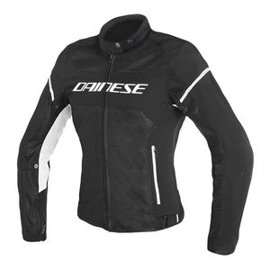 מעיל קיץ נשים לאופנוע AIR FRAME D1 TEX מבית DAINESE- שחור לבן