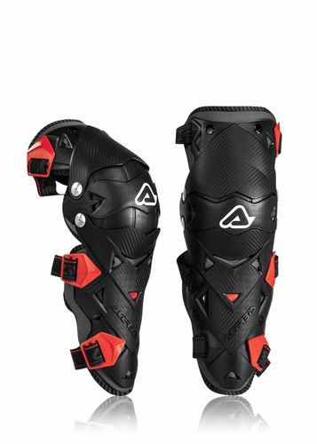 מגן ברך IMPACT EVO 30 מבית ACERBIS-שחור אדום