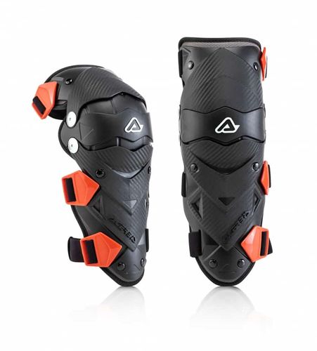מגן ברך IMPACT EVO JUNIOR מבית ACERBIX-שחור כתום