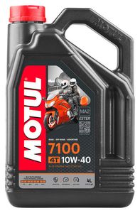 שמן מנוע מוטול 4 ליטר 100% סיננטי – MOTUL 7100 4T 10W40