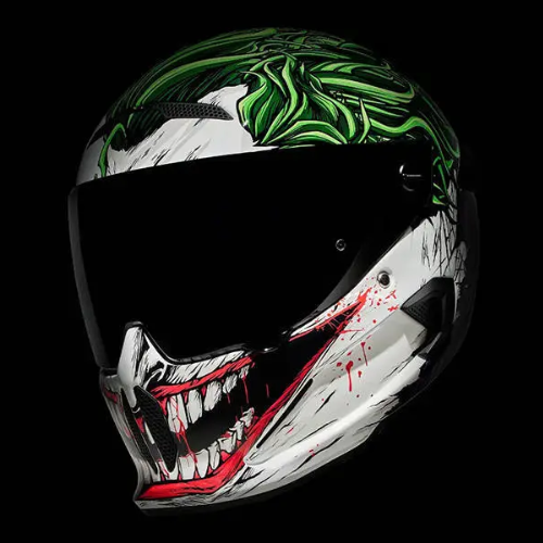 קסדה מלאה RUROC דגם ATLAS 4.0 – קולקציית THE JOKER – DC
