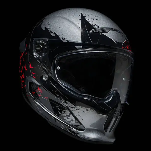 קסדה מלאה RUROC דגם ATLAS 4.0 – קולקציית THE BATMAN – DC