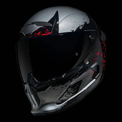 קסדה מלאה RUROC דגם ATLAS 4.0 – קולקציית THE BATMAN – DC