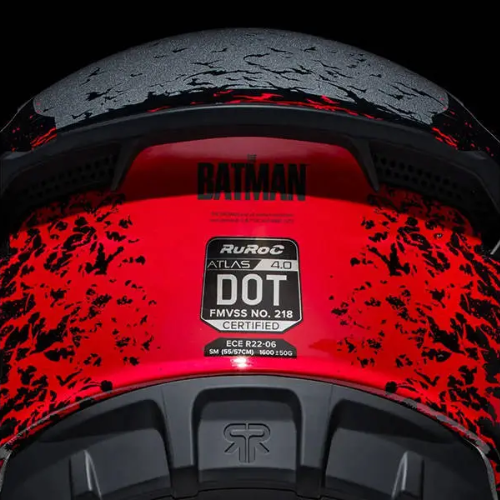 קסדה מלאה RUROC דגם ATLAS 4.0 – קולקציית THE BATMAN – DC