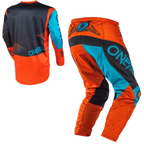 חליפת רכיבה ילדים אוניל כחול/ כתום – ONEAL YOUTH ELEMENT FACTOR V.22