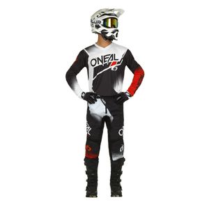 חליפת רכיבה אוניל אדום/ שחור – ONEAL ELEMENT RACEWEAR V.22