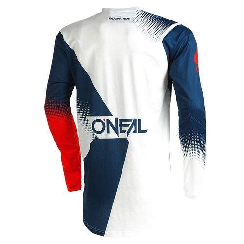 חליפת רכיבה אוניל כחול/ לבן/ אדום – ONEAL ELEMENT RACEWEAR V.22