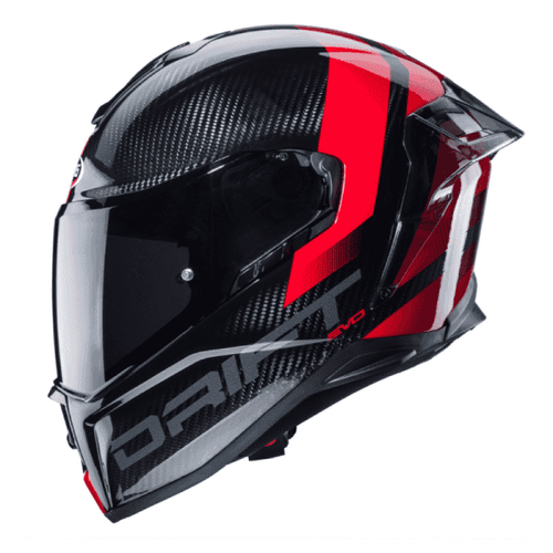 קסדת CABERG DRIFT EVO-צביעה חדשה-קרבון עם אדום -2022