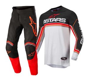 חליפת שטח מקצועית-ALPINESTARS-לבן-שחור אדום-2022