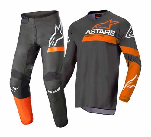 חליפת שטח מקצועית-ALPINESTARS-שחור כתום-2022