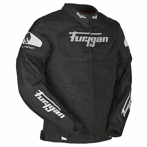 מעיל קיץ פוריגן Furygan Atom Vented–שחור לבן