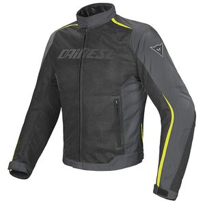 מעיל קיץ לאופנוע HYDRA FLUX D-DRY מבית DAINESE-שחור צהוב
