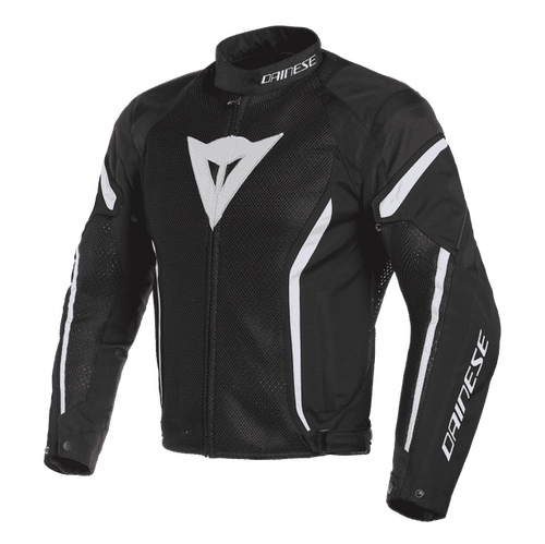 מעיל קיץ לאופנוע AIR CRONO 2 TEX מבית DAINESE-שחור לבן