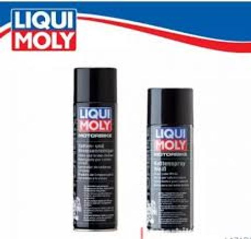 ספריי ניקוי שרשרת+ספרי שימון שרשרת של- LIQUI-MOLY