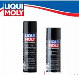 ספריי ניקוי שרשרת+ספרי שימון שרשרת של- LIQUI-MOLY