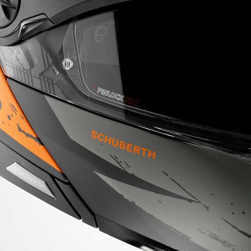 קסדה נפתחת אדוונצר – Schuberth E2 Explorer Off-Road מעוטר מט עם כתום