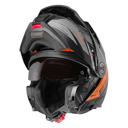 קסדה נפתחת אדוונצר – Schuberth E2 Explorer Off-Road מעוטר מט עם כתום