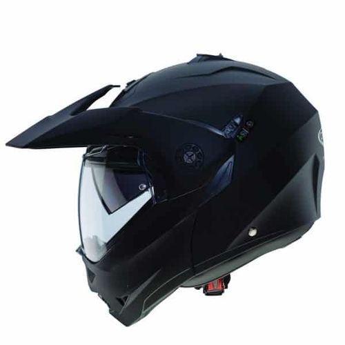 קסדת CABERG TOURMAX-שחור מאט/לבן מטאל