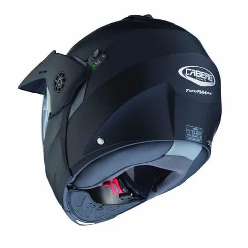 קסדת CABERG TOURMAX-שחור מאט/לבן מטאל