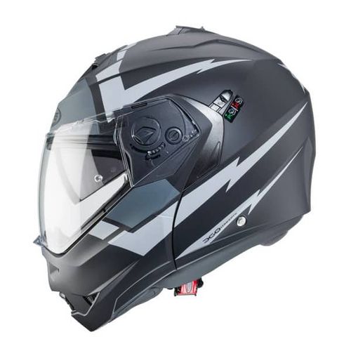 קסדת  ניפתחת CABERG DUKE II-שחור עם ברקים