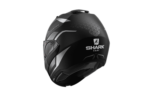 קסדה נפתחת לאופנוע EVO ES YARI מבית SHARK-שחור אפור
