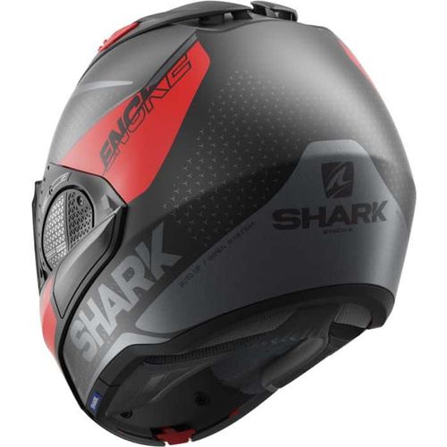 קסדה נפתחת EVO GT ENCKE מבית SHARK-שחור אדום
