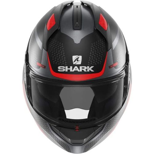 קסדה נפתחת EVO GT ENCKE מבית SHARK-שחור אדום