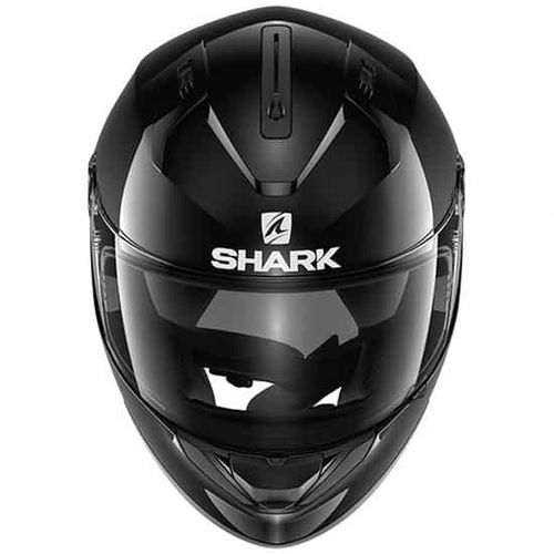קסדה מלאה לאופנוע RIDILL BLANK מבית SHARK-שחור מבריק
