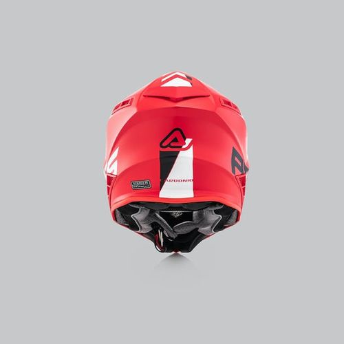 קסדת שטח לאופנוע STEEL CARBON מבית ACERBIS-אדום
