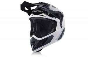 קסדת שטח לאופנוע X-TRACK מבית ACERBIS- לבן שחור