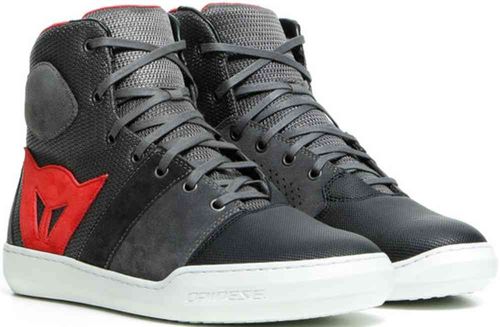 נעלי רכיבה לאופנוע YORK AIR SHOES מבית DAINESE-לוגו אדום